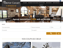Tablet Screenshot of habitatconseil-immobilier.com